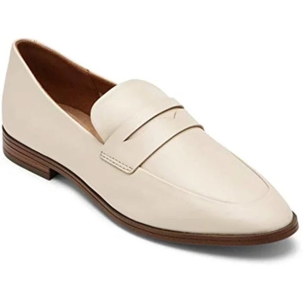 Rockport Women's Perpetua Deconstructed Loafer Vanilla US 8.5